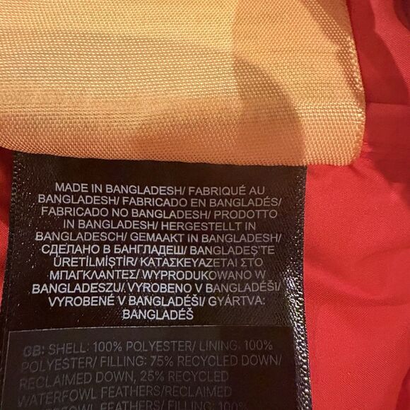 NEW The North Face Big Aconcagua 3 Jacket Puffer 600 Fill Men 4X Fiery Red - Picture 10 of 11